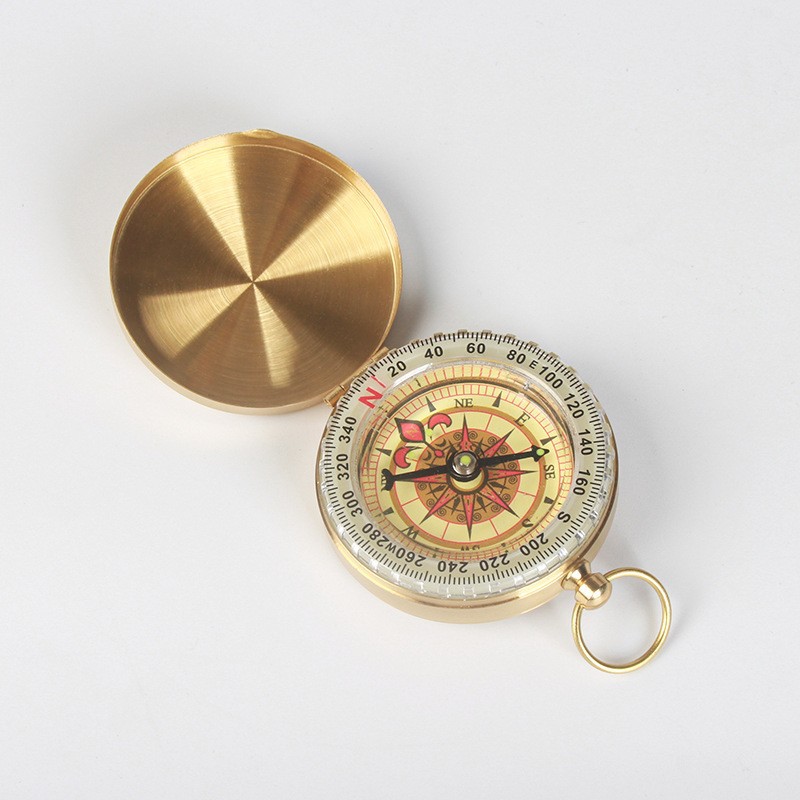 (ログスタイル) 銅製夜光コンパス [Explorer]