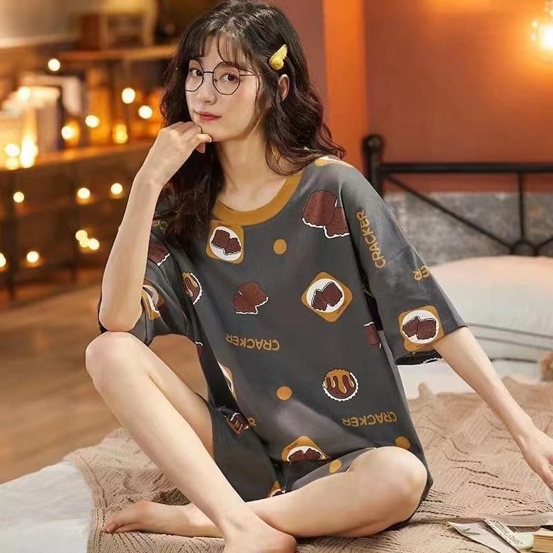 新しいダブルショート-深灰ビスケット