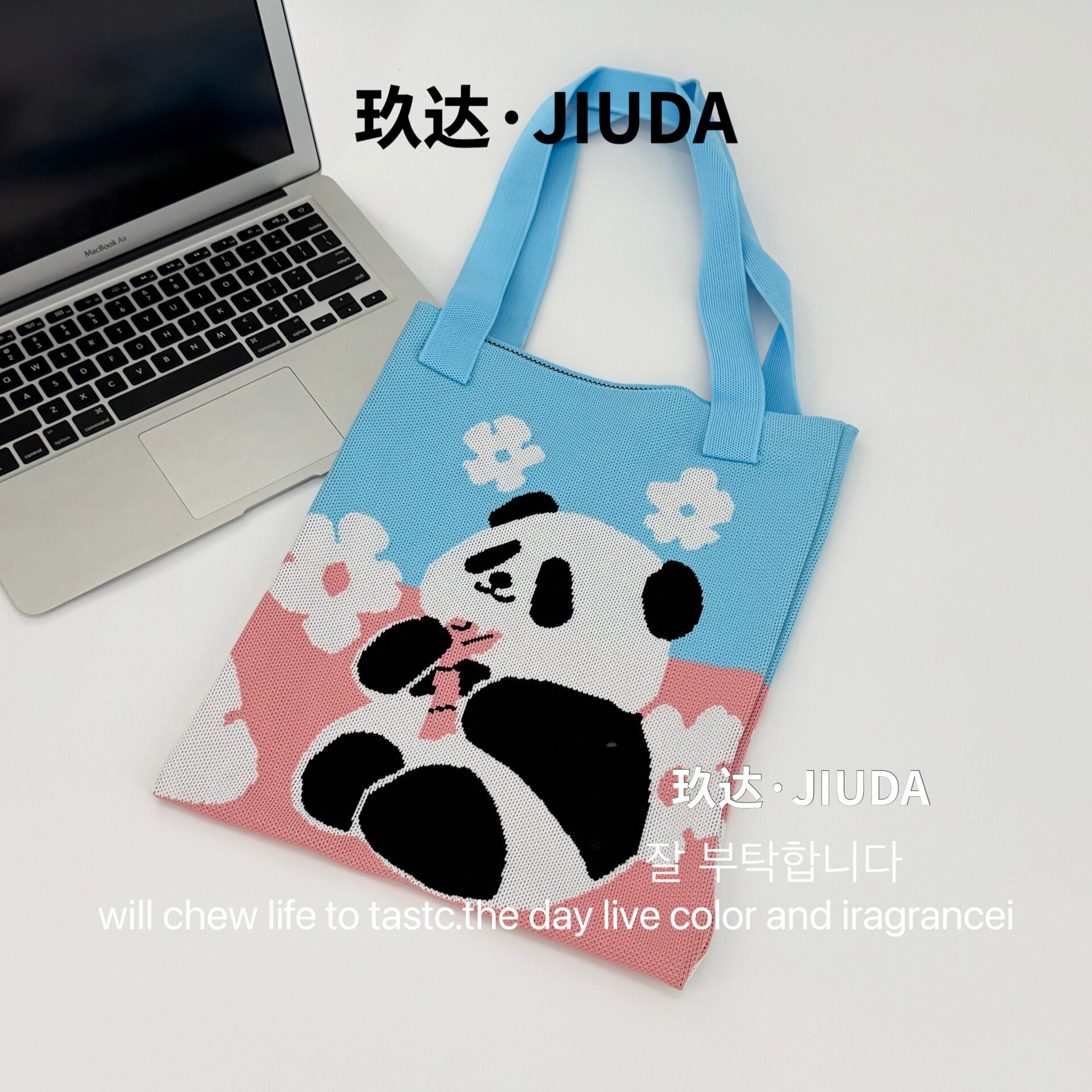 ビーズフラワーピンク