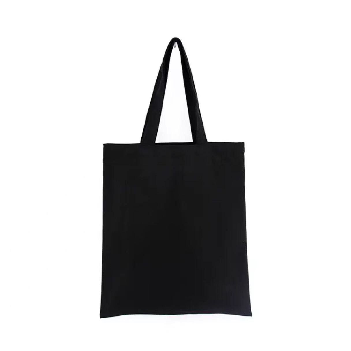 黒の空のバッグ; 20*25 縦型; 12 ポリエステル綿キャンバス