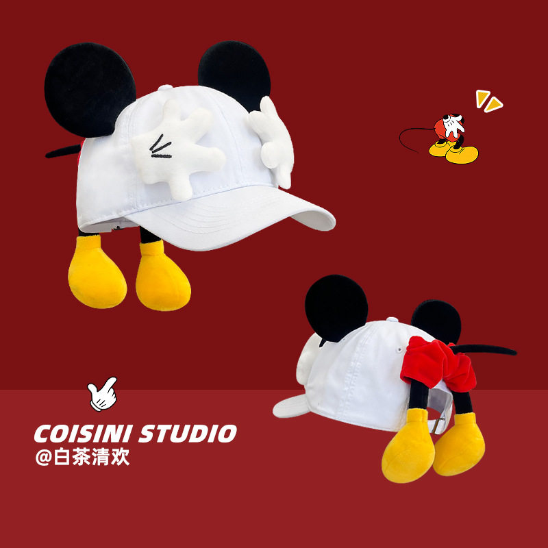 ミッキー パームバット キャップ ホワイト