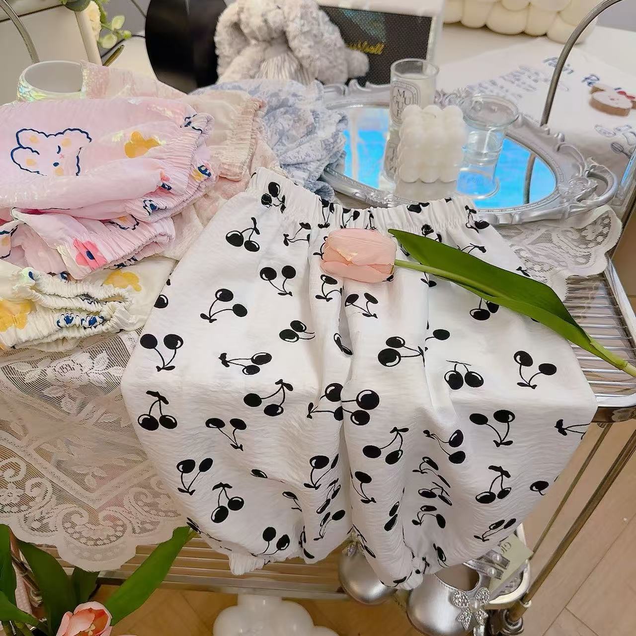チェリー防蚊パンツ M