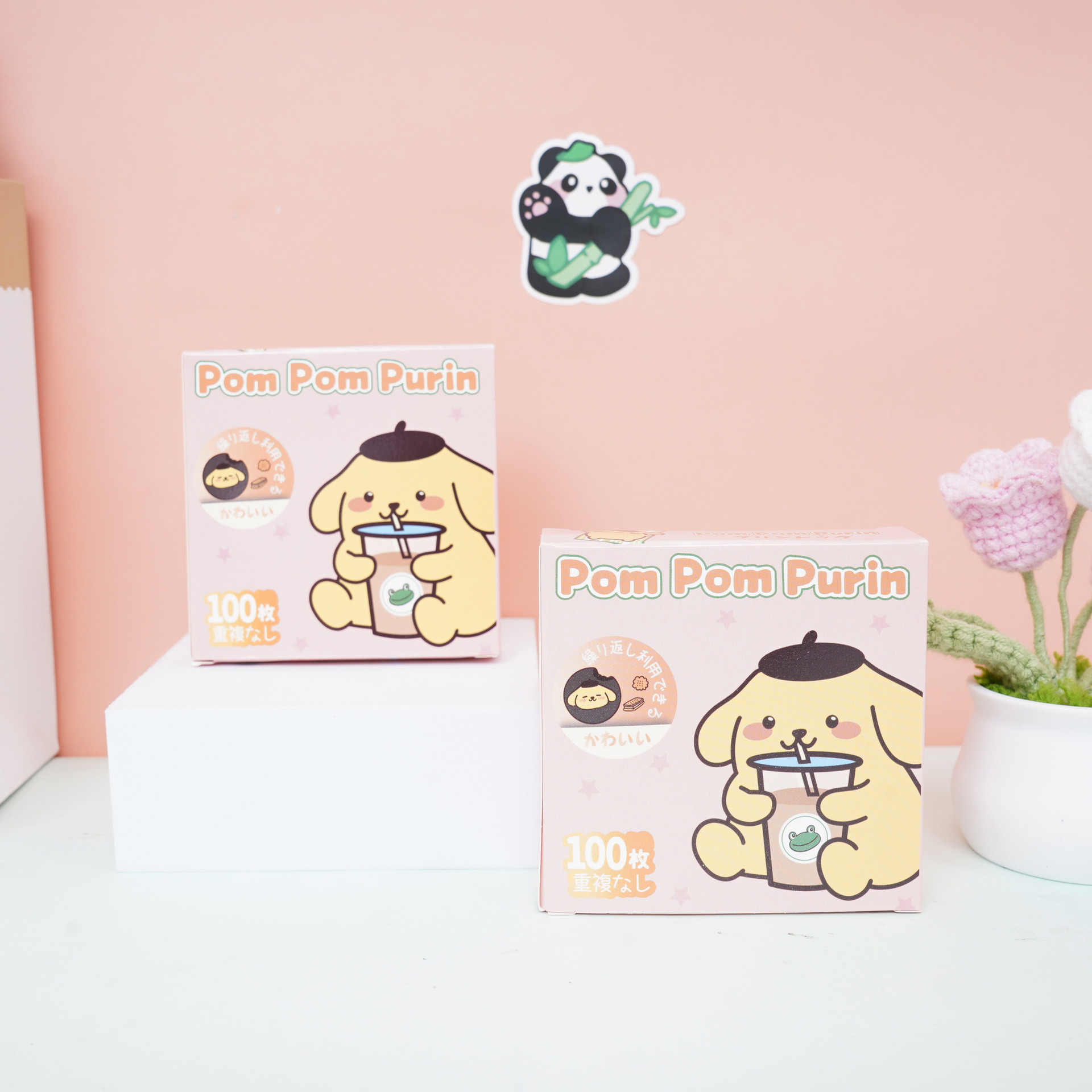 ポムポムプリンステッカーギフトボックス