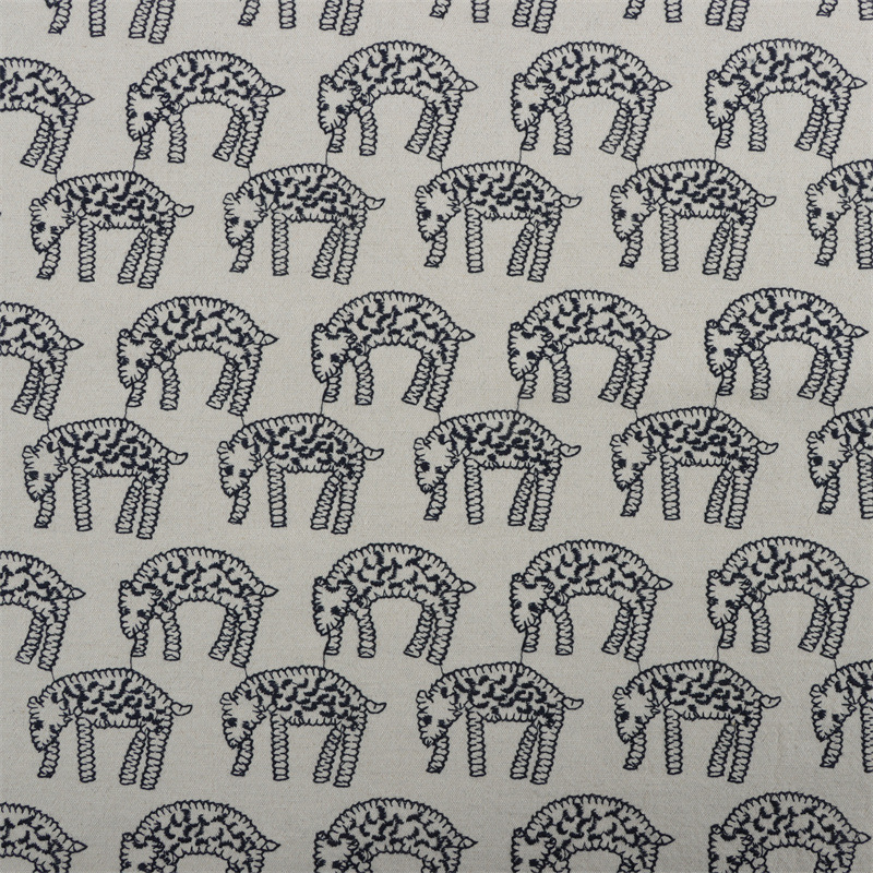 E21276m裾紺糸(幅125cm、綿50%、麻50%)