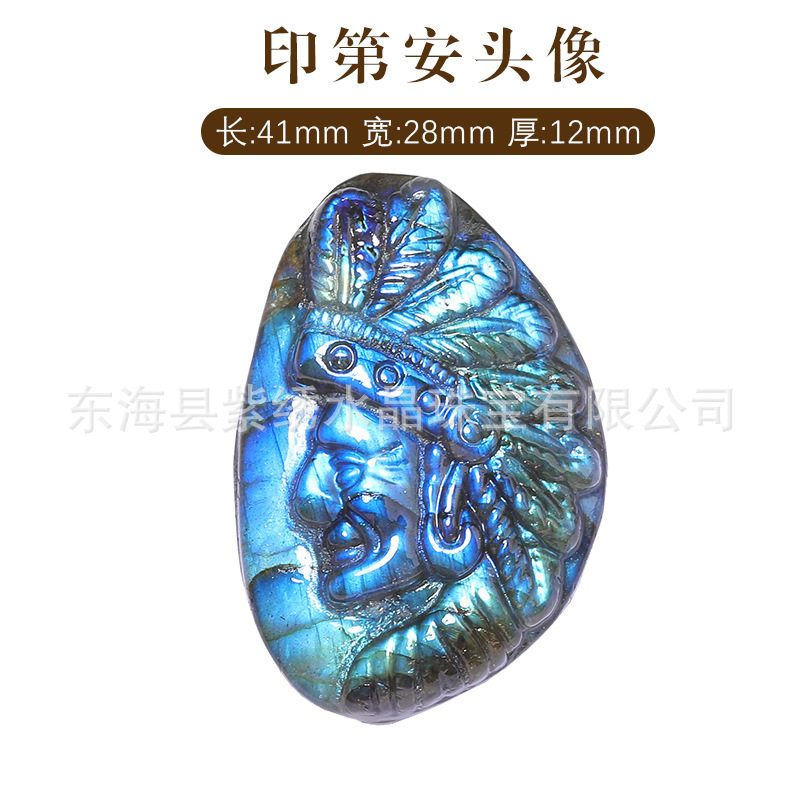 インディアンの顔写真