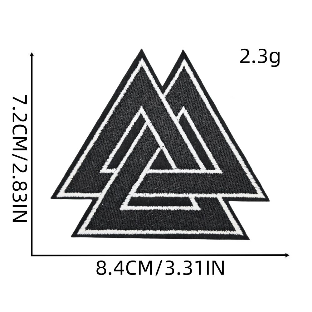 ブラック風景布貼り5 #