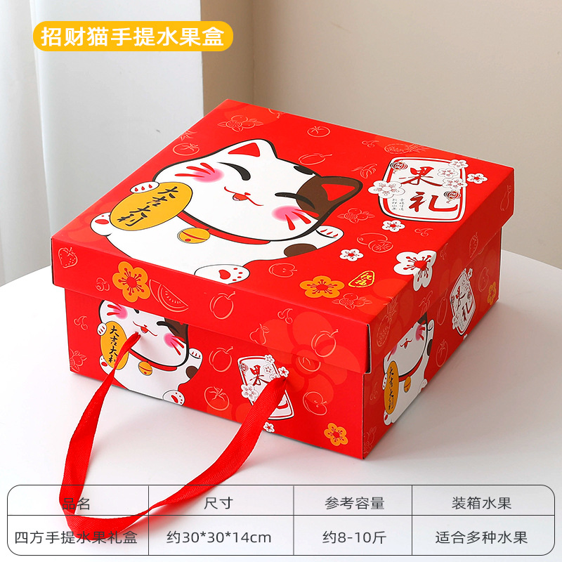 招き猫四角い箱図