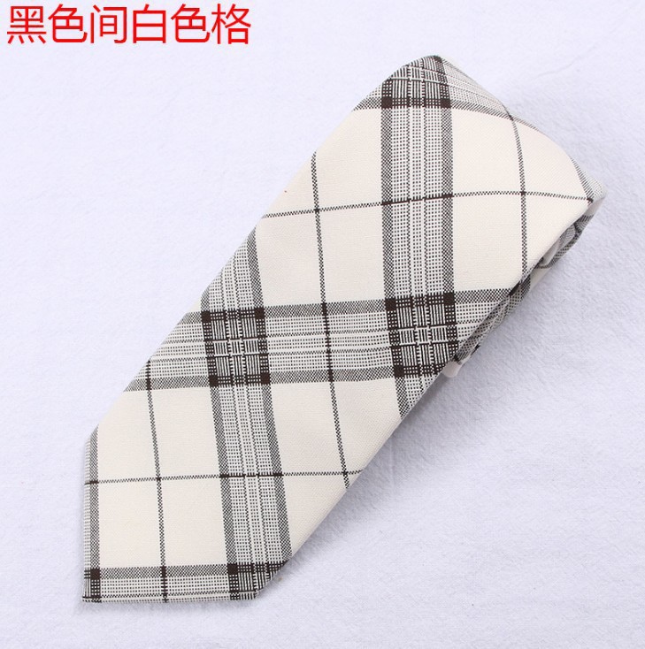 白黒チェックネクタイ(D)