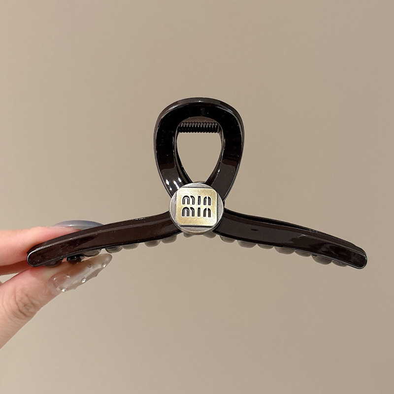 1#【チョコレートブラウン】大丸文字-13cm