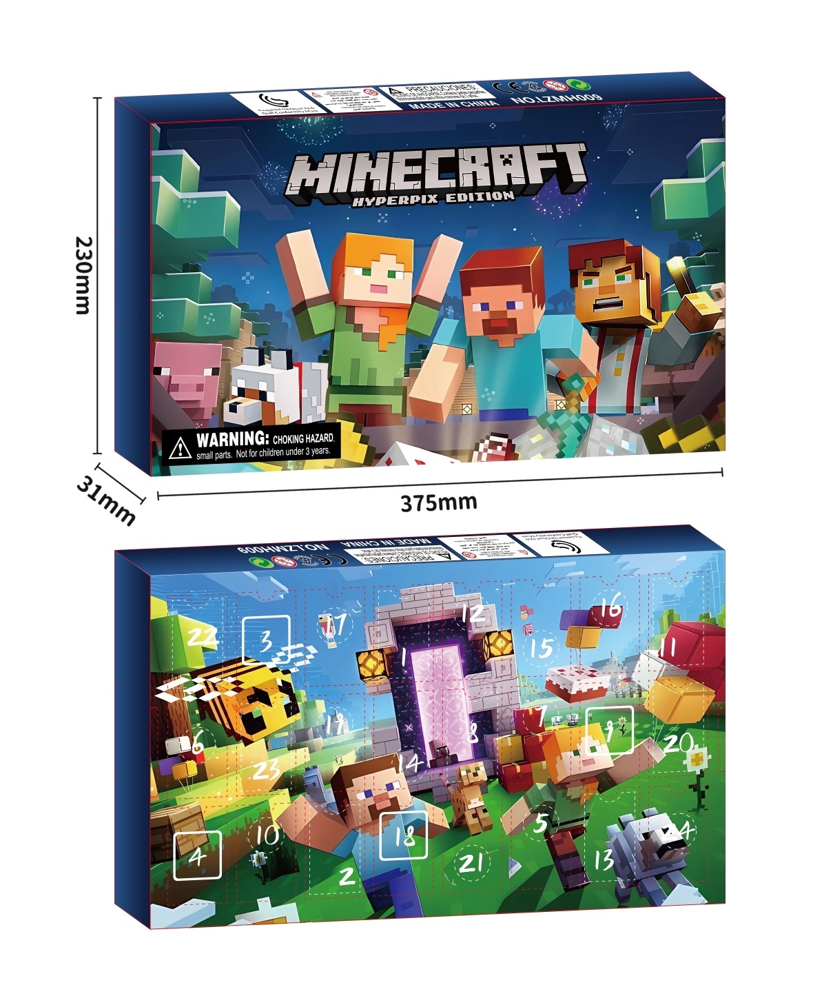 Minecraft 24 ピース ブラインド ボックス ドロー パッケージ
