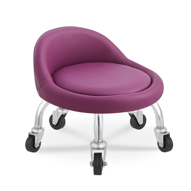 紫小背もたれ鉄輪モデル【ロースツール】
