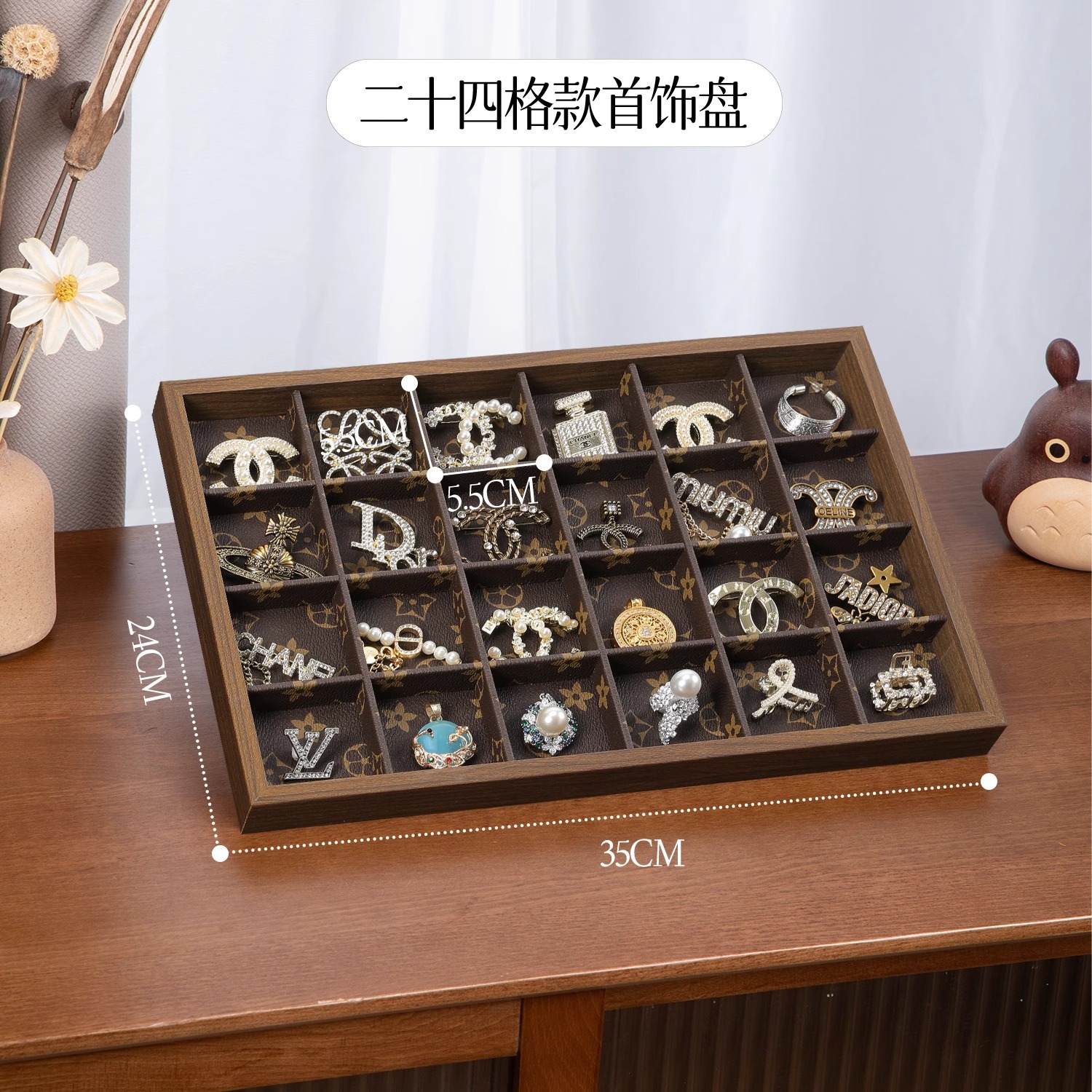 【24マスモデル】シングルマス 5.5×5.5cm（イヤリング、イヤースタッド）