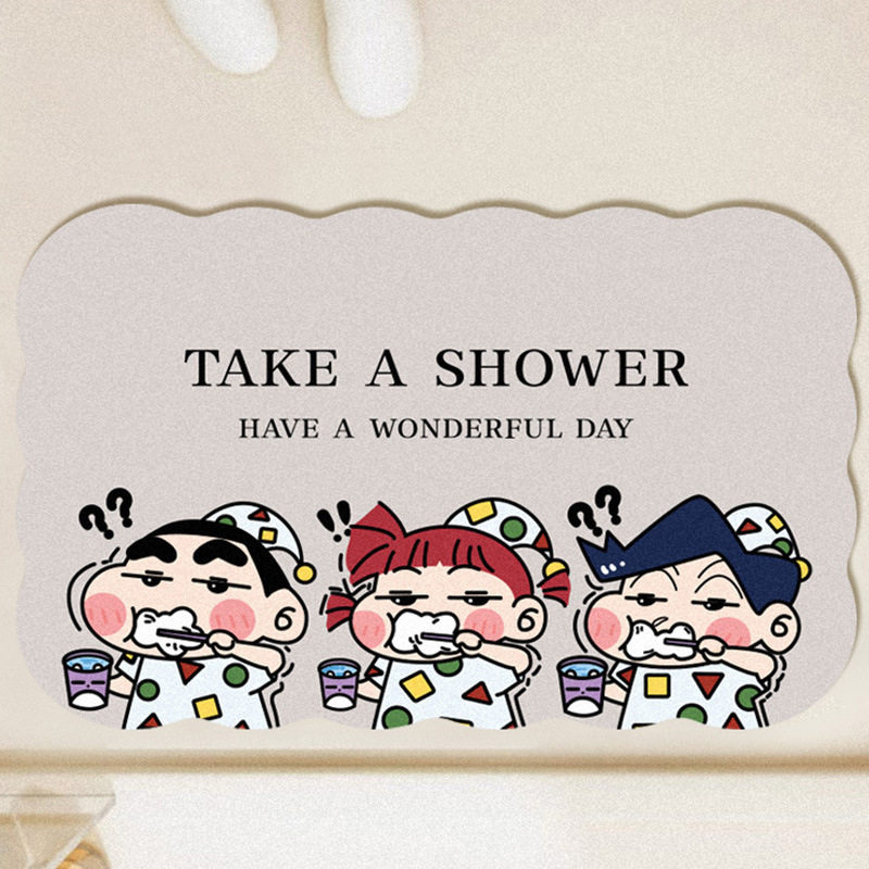 しんちゃん歯磨き3人