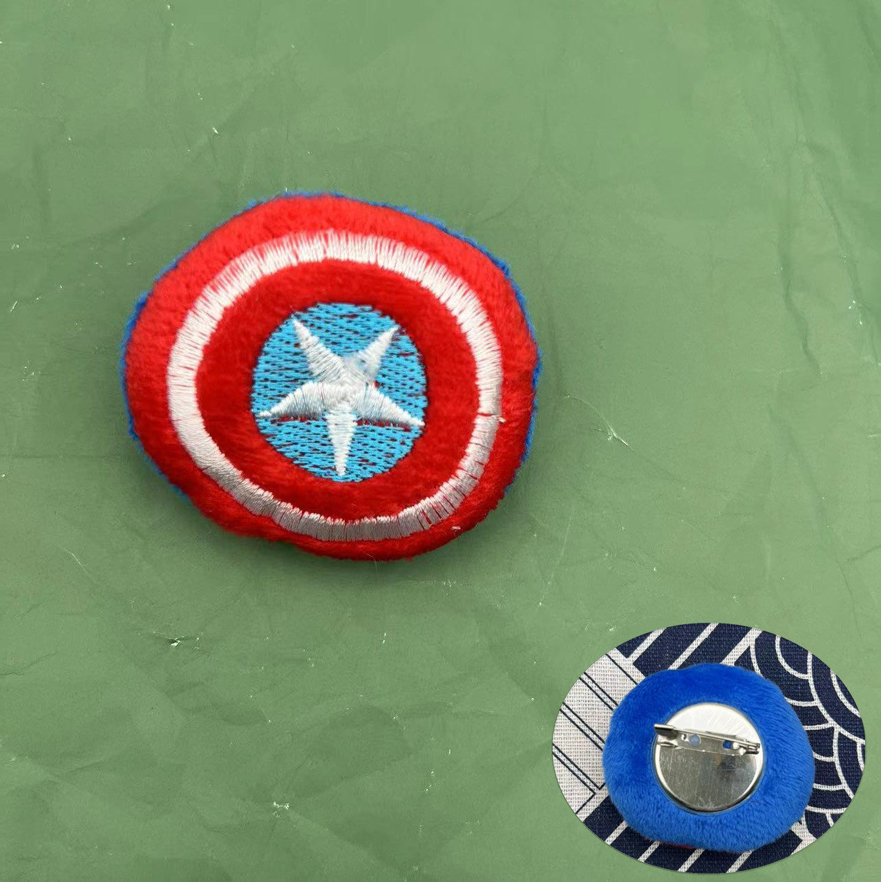 キャプテン・アメリカ【ブローチ】