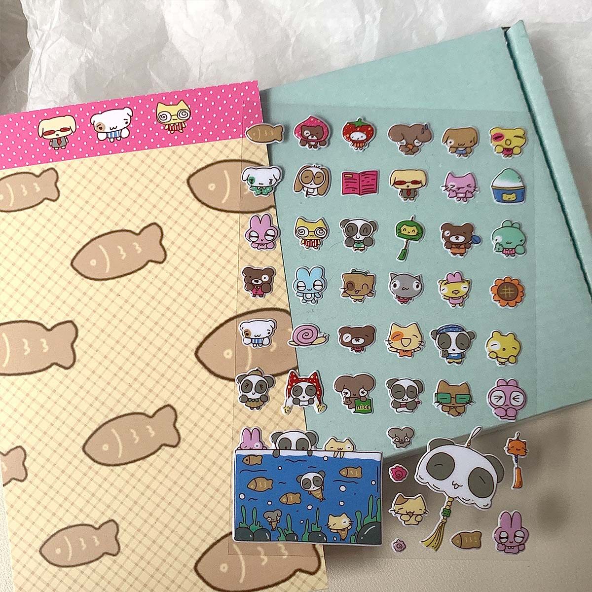 パンダ風鈴（立体バブル）