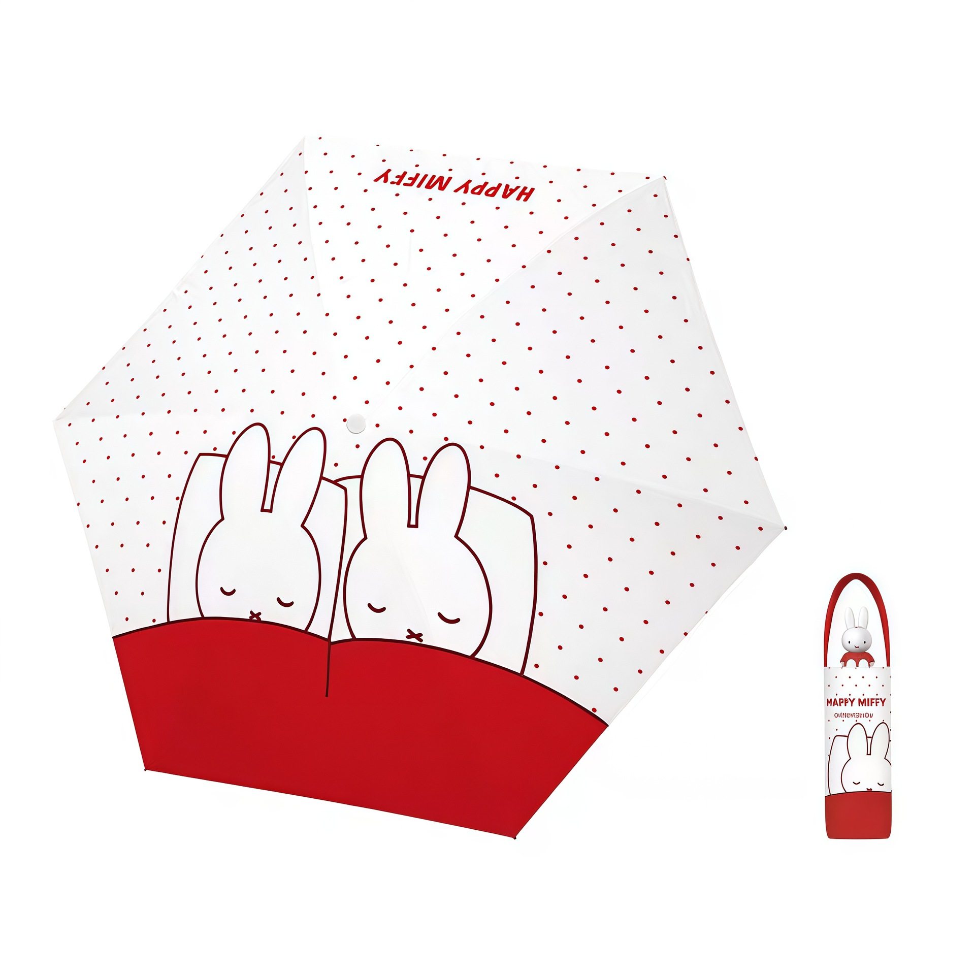 本物のミッフィー【水玉】寝立体50% off傘
