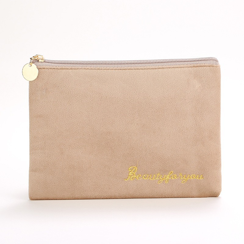 ベルベット フラット バッグ カーキ