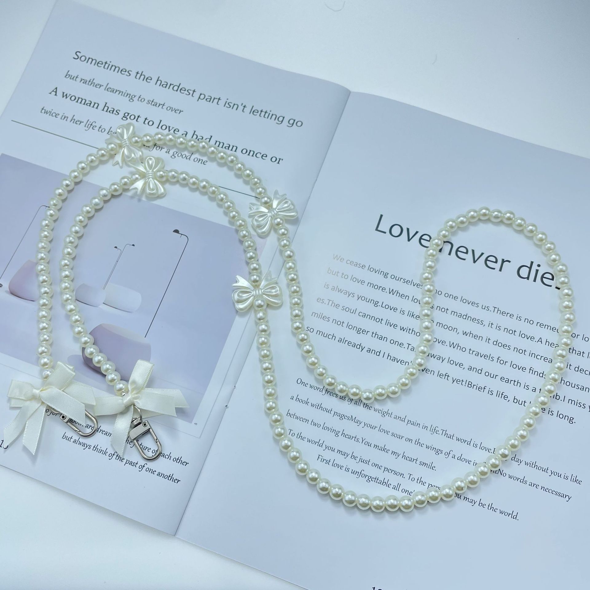 蝶結び真珠の金