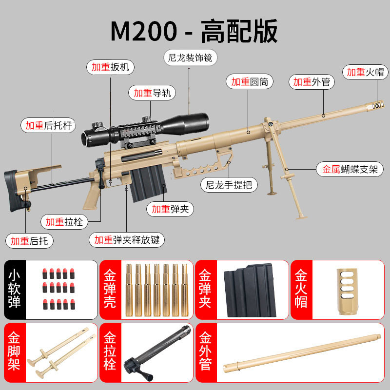 M200ベテランプレイヤー投げ殻 + 金外管