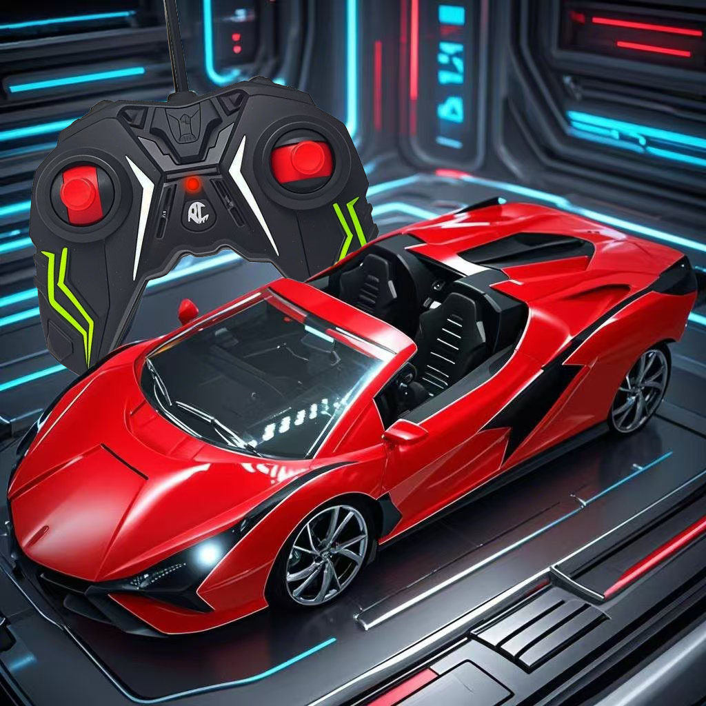 1:16 コンバーチブル レッド [単三電池はご持参ください] 英語カラーボックス 480g