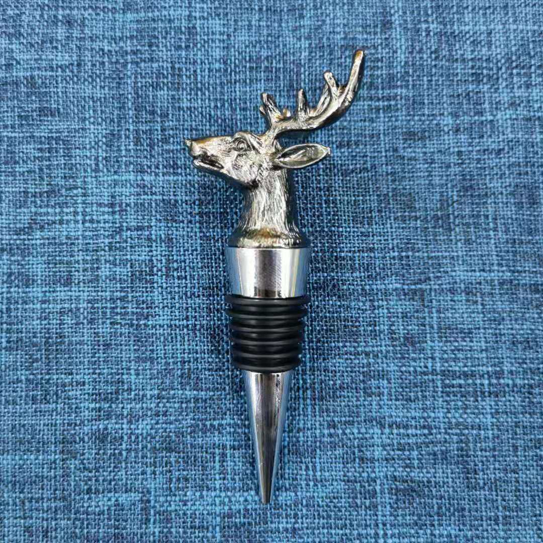 黒い鹿の瓶の栓