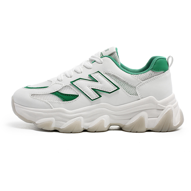 2166 ホワイトとグリーン (男女同じスタイル)