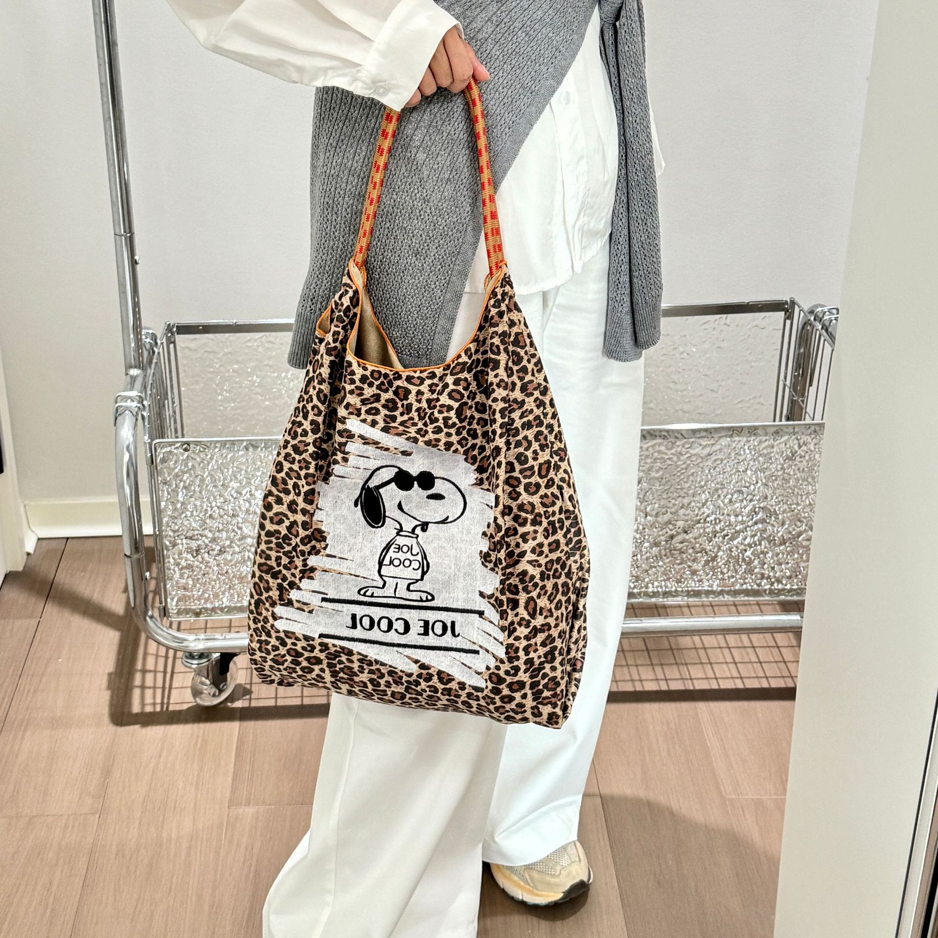 ヒョウ柄スヌーピー ミディアム