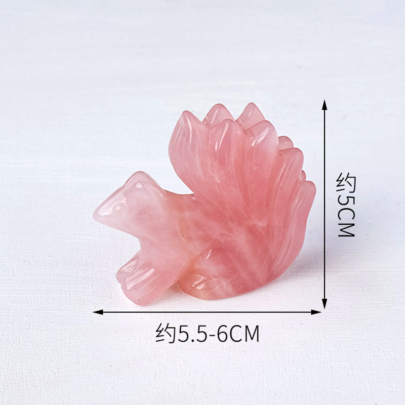 ピンククリスタル九尾狐