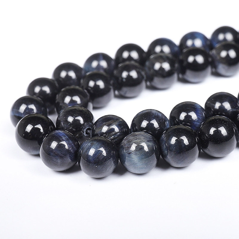 5A オプティマイズされたブラックとブルーのタイガーアイ