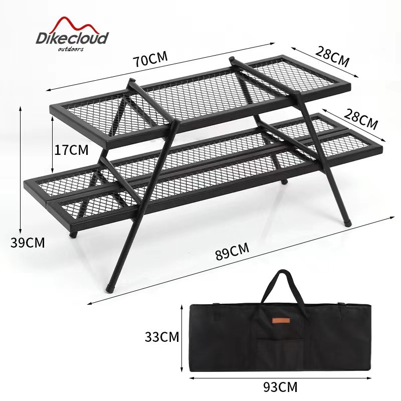 二層バーベキューメッシュテーブル (89*28*39)