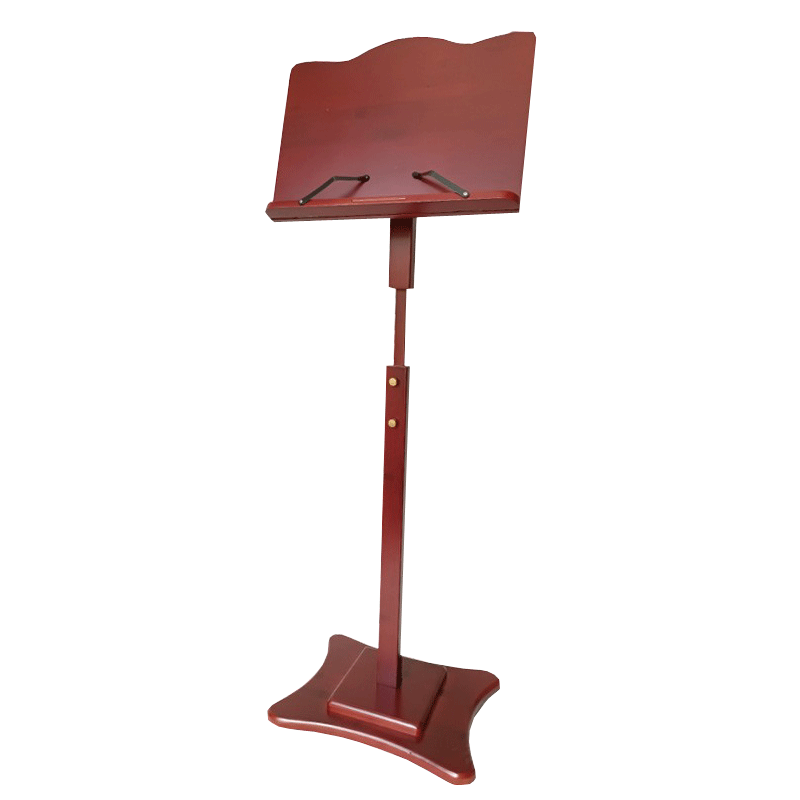 赤木色光沢面竹譜架【100-130cm】