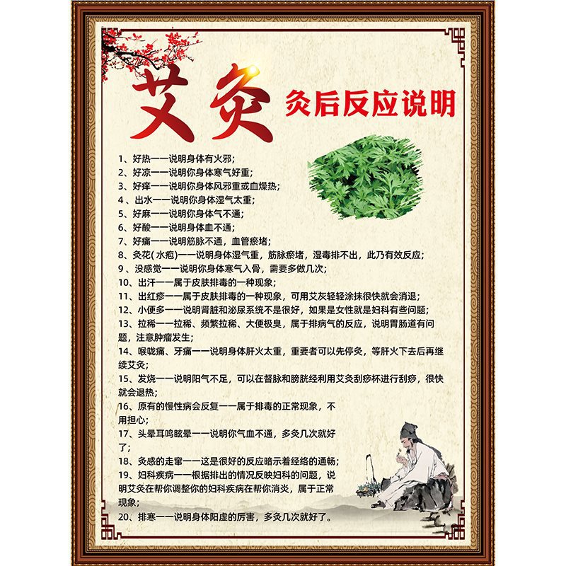 2お灸後の反応の説明