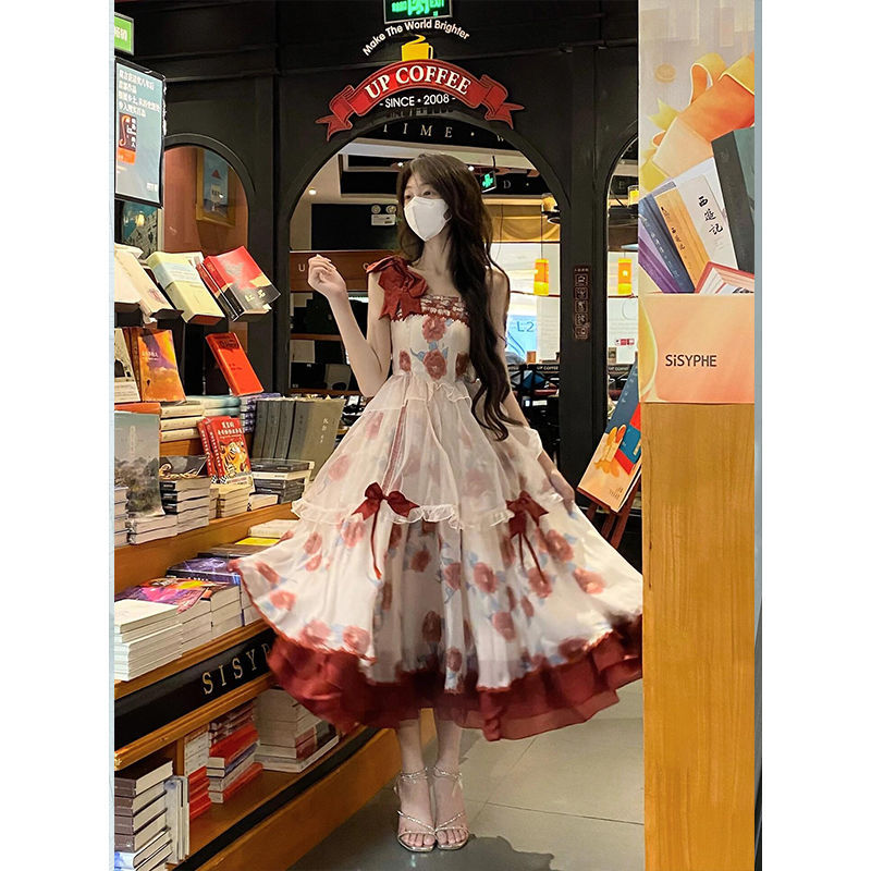 【カメリア】サスペンダースカート