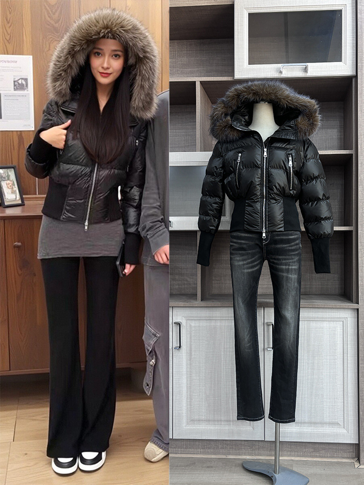 黒のコットンジャケット