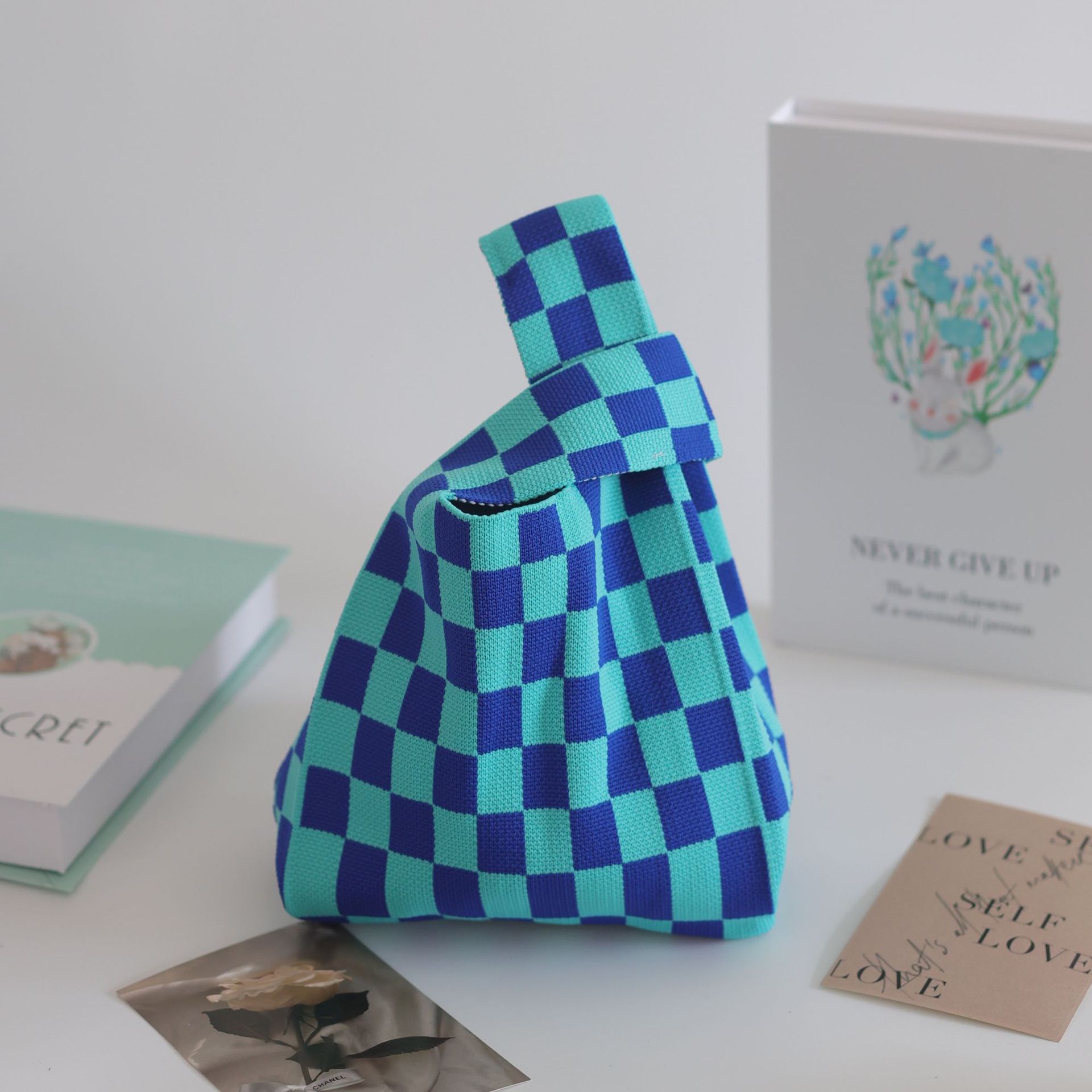 チェック柄 - ブルーグリーン