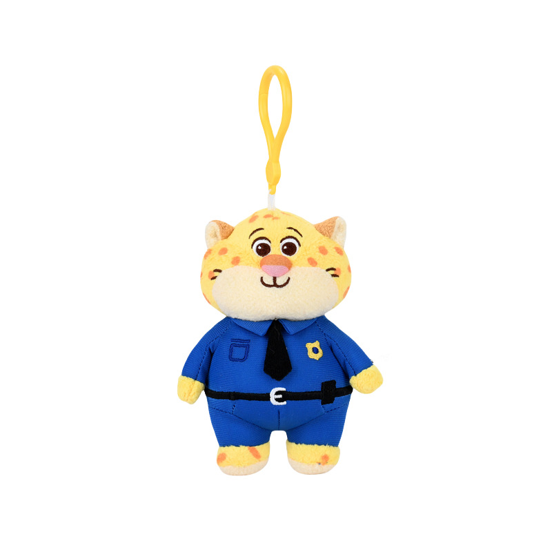 12cmヒョウ警察官Qキュートペンダント