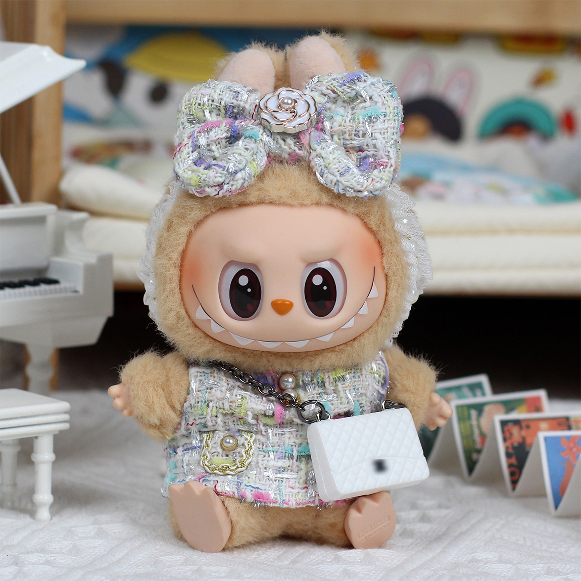 カラフルな小さな香りの2個セット（ホワイト）