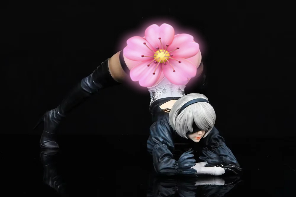 2B お嬢様横たわる姿勢