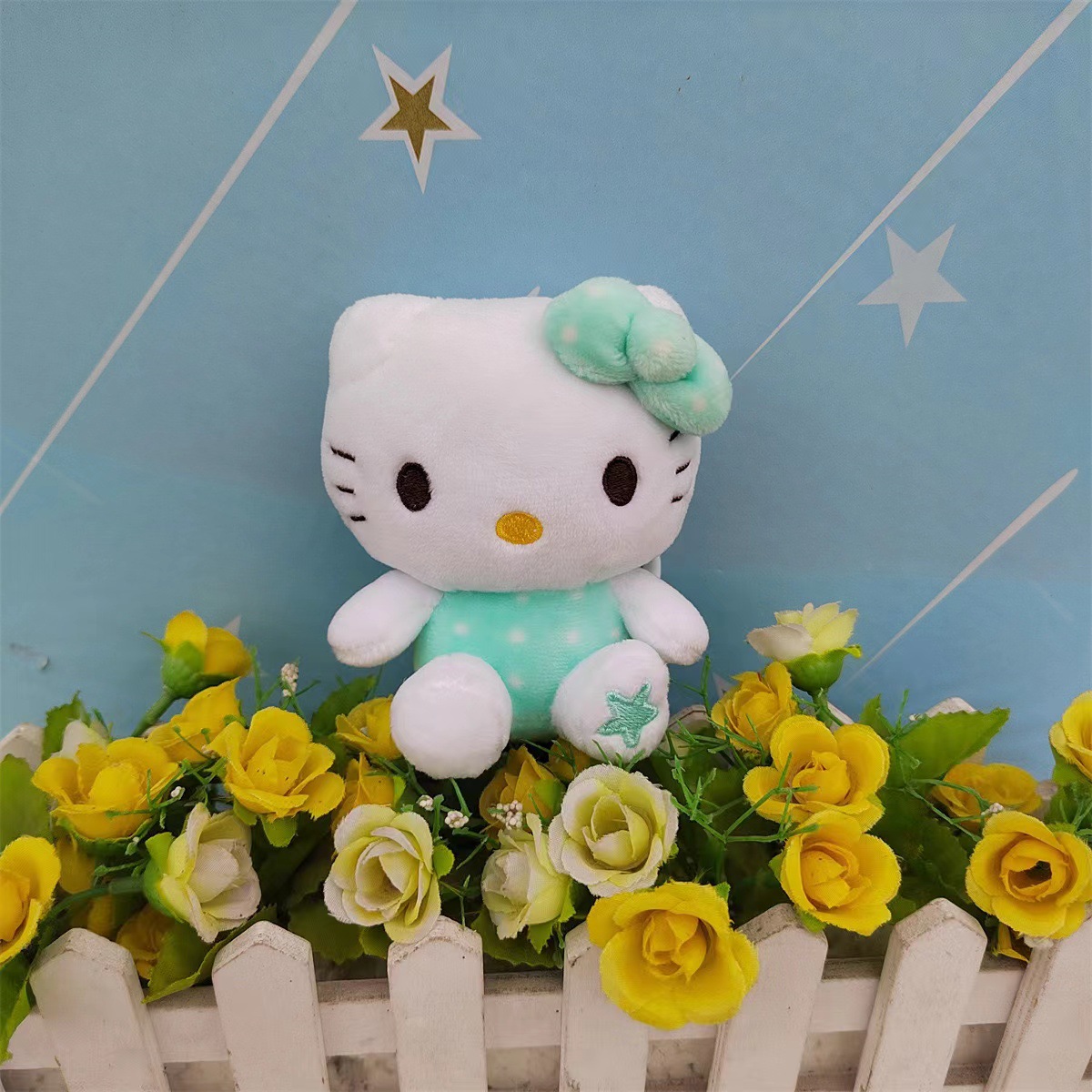 グリーン波点Kitty