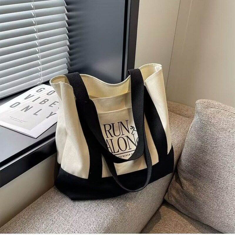 厚みのあるジッパー付きブラック ALONE、内ポケット付き