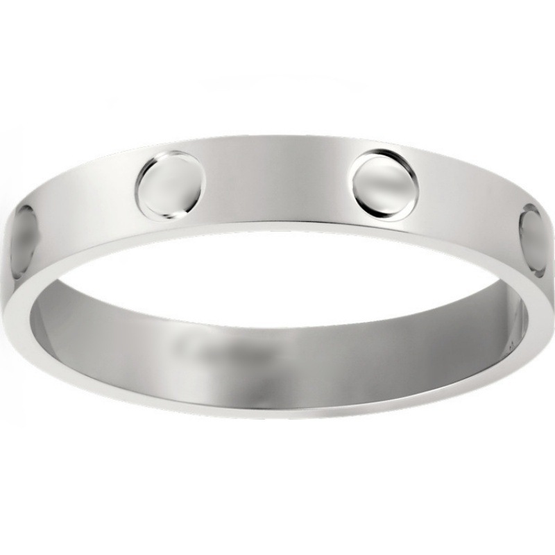 4mm ダイヤモンドなし（ホワイトゴールド）