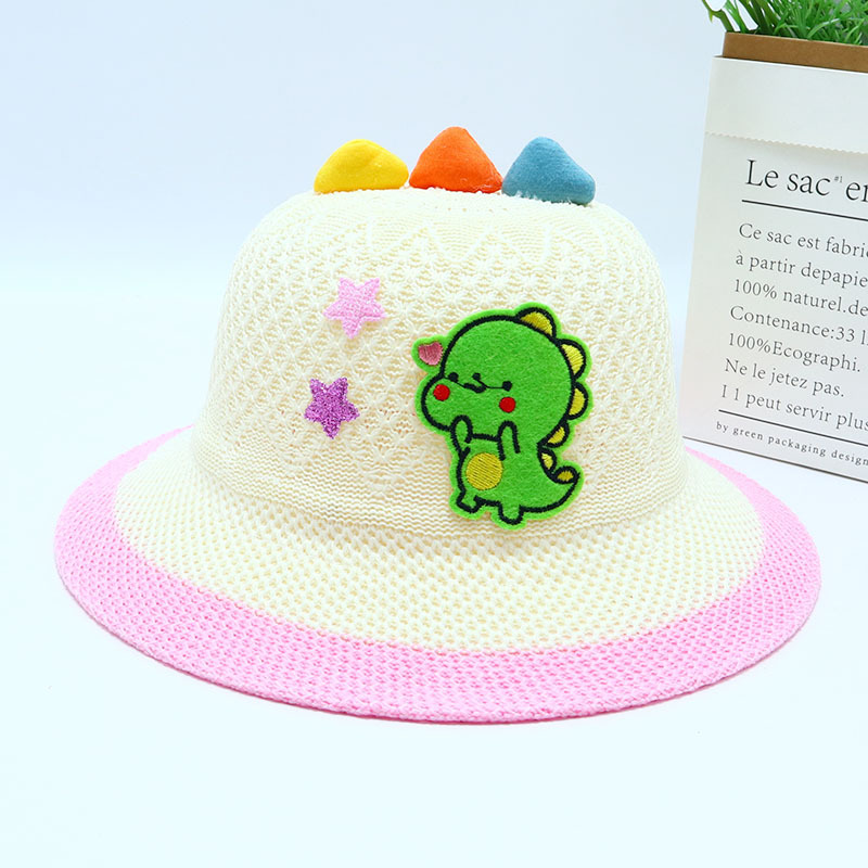 三角恐竜ピンク