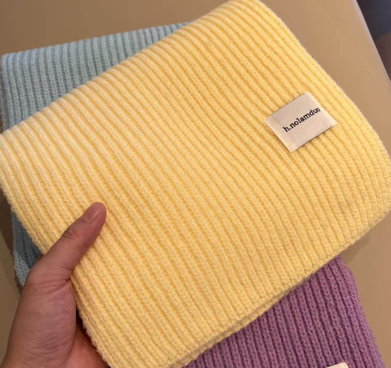 小さな布ラベル（ガチョウイエロー）