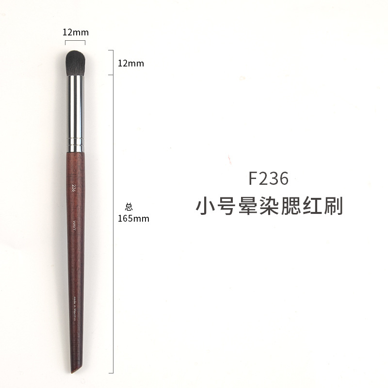 # F236トランペットの赤みブラシ