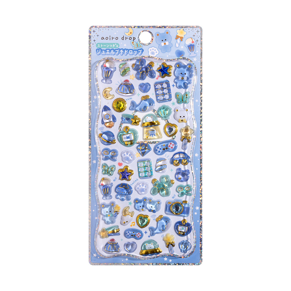 シャンレ ジェムエンボスステッカー SL-BKF-01