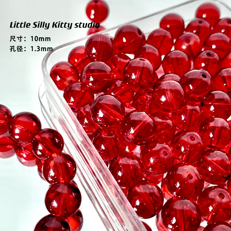 10mm ザクロレッド 10個