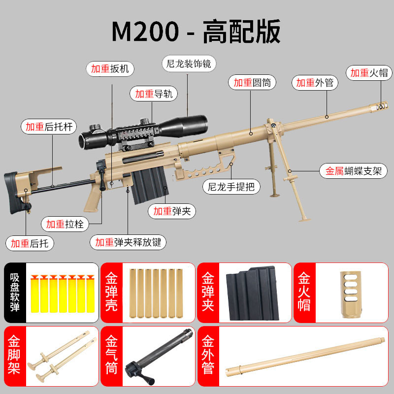 M200軟弾投げ殻 + 金外管