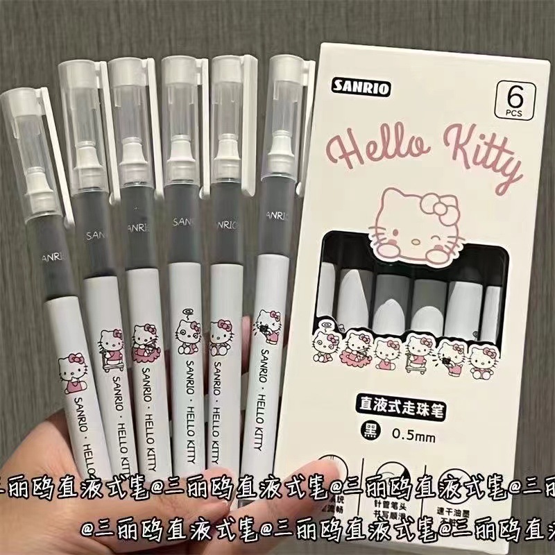 ハローキティ ストレートリキッドタイプ 【ペン6本入】 1箱