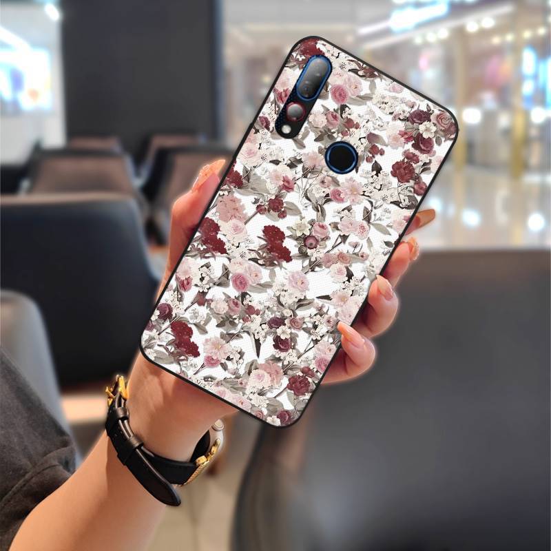 ブラックシェル3色の花柄