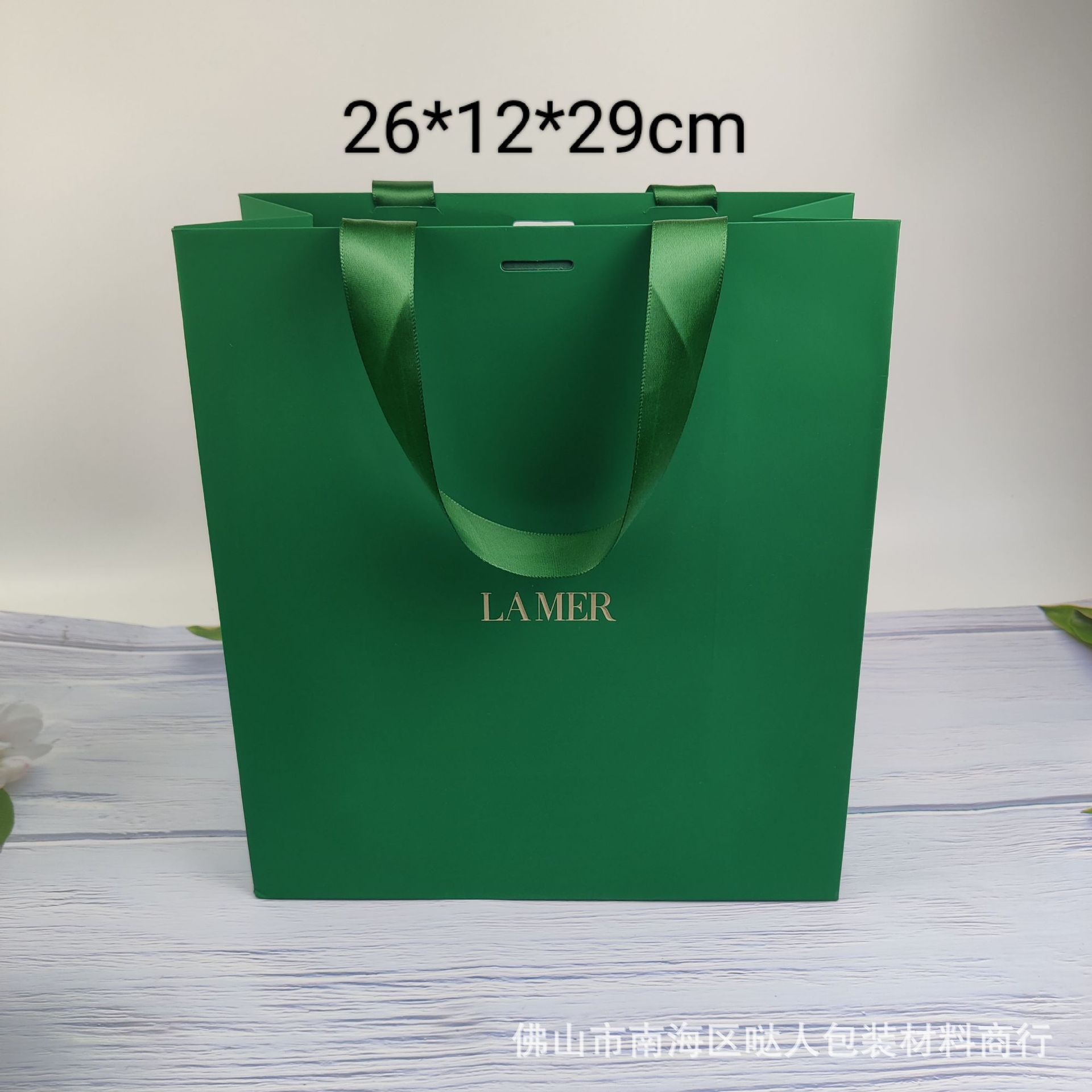 オーシャンブルー ギフトバッグ 26*12*29